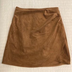 Abercrombie Vegan Leather Skirt